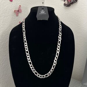Paparazzi Bold Silver Chain Necklace for men